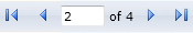 An image of the arrow commands to change pages in Auditor for SQL Server.